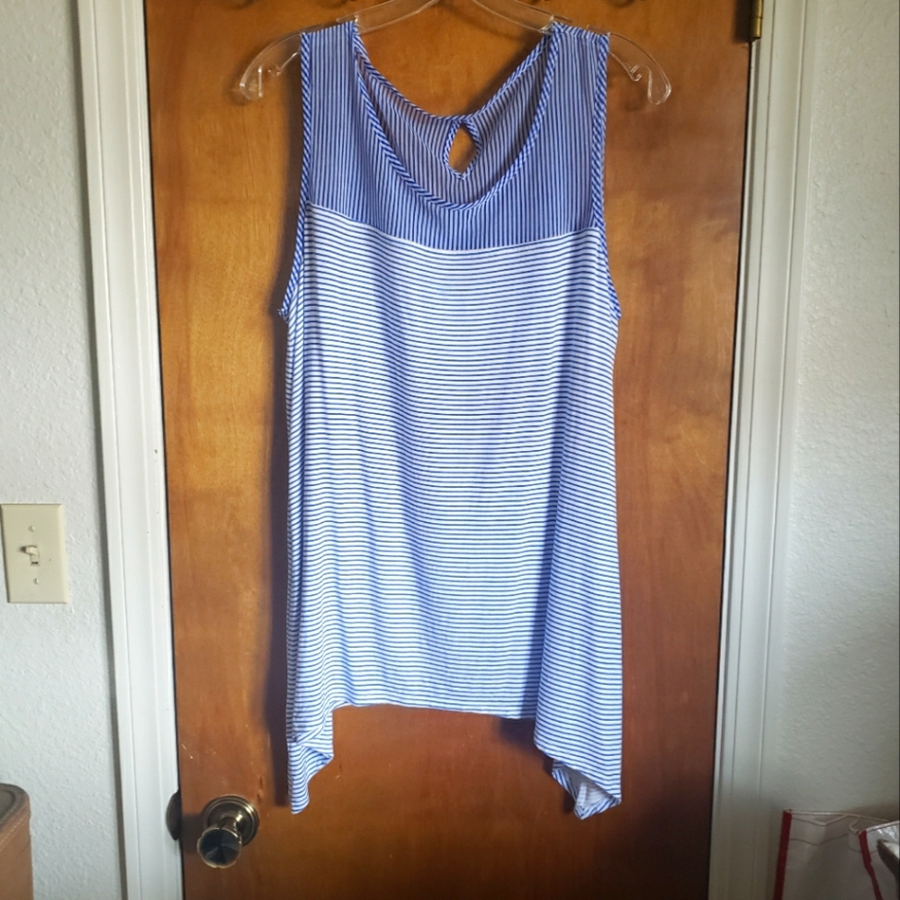 Dana Buchman Blue Tank Top